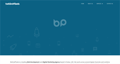 Desktop Screenshot of behindpixels.com